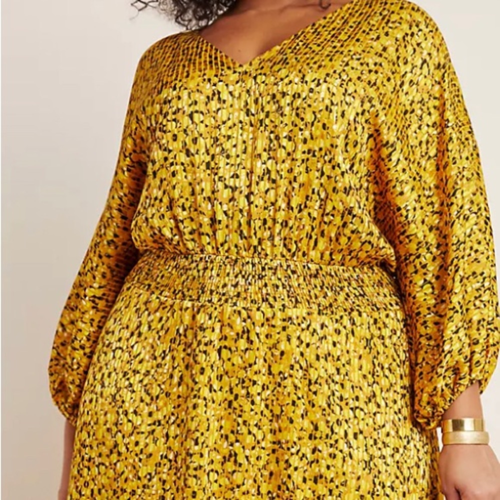 Anthropologie Marigold Midi Dress